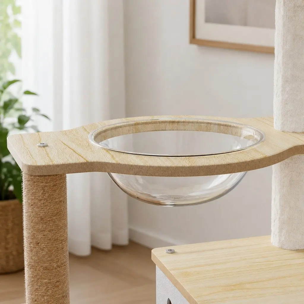 Cat Tree Tower with Scratching Areas 120cm