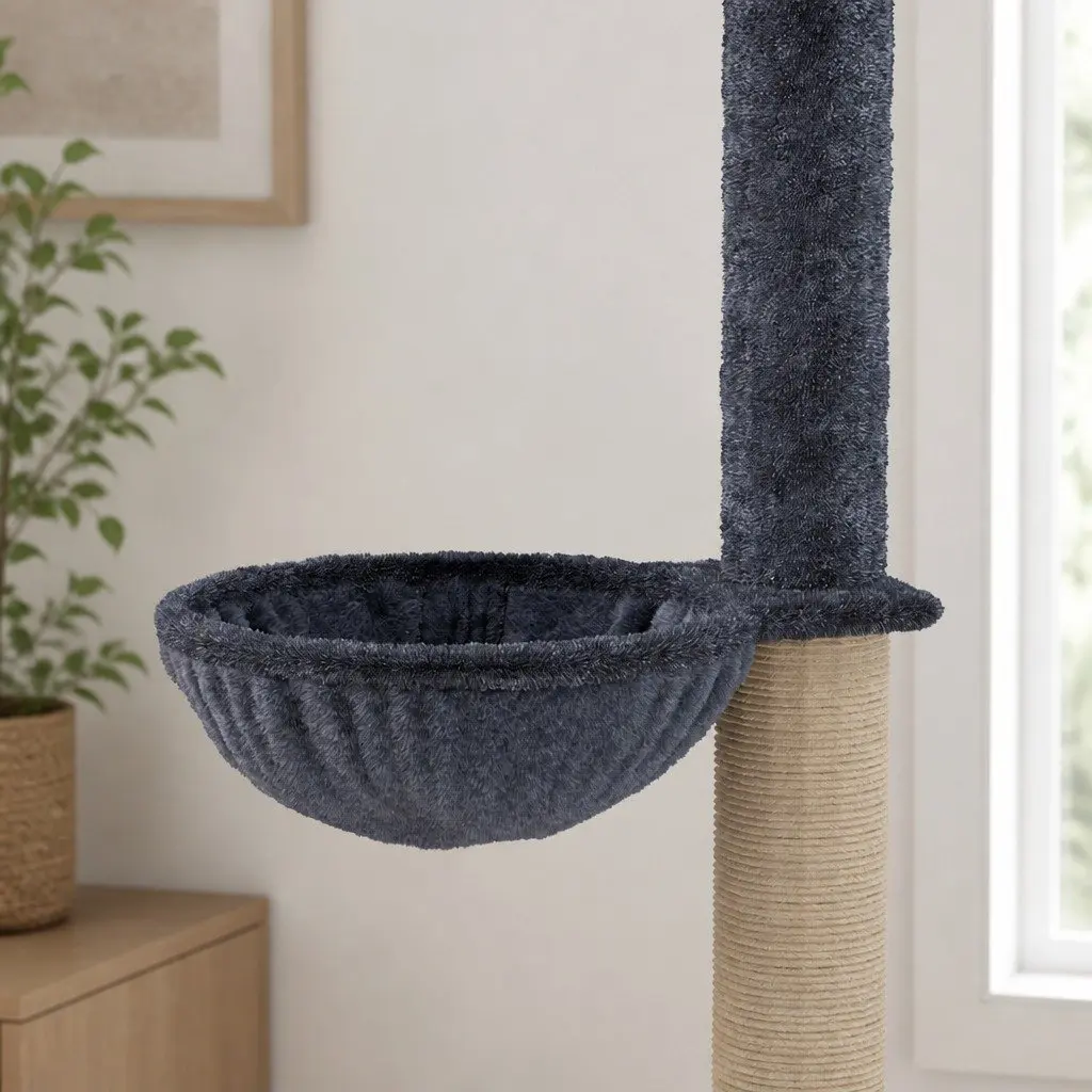 Multi-Level Cat Tree with Hammock and Scratching Post