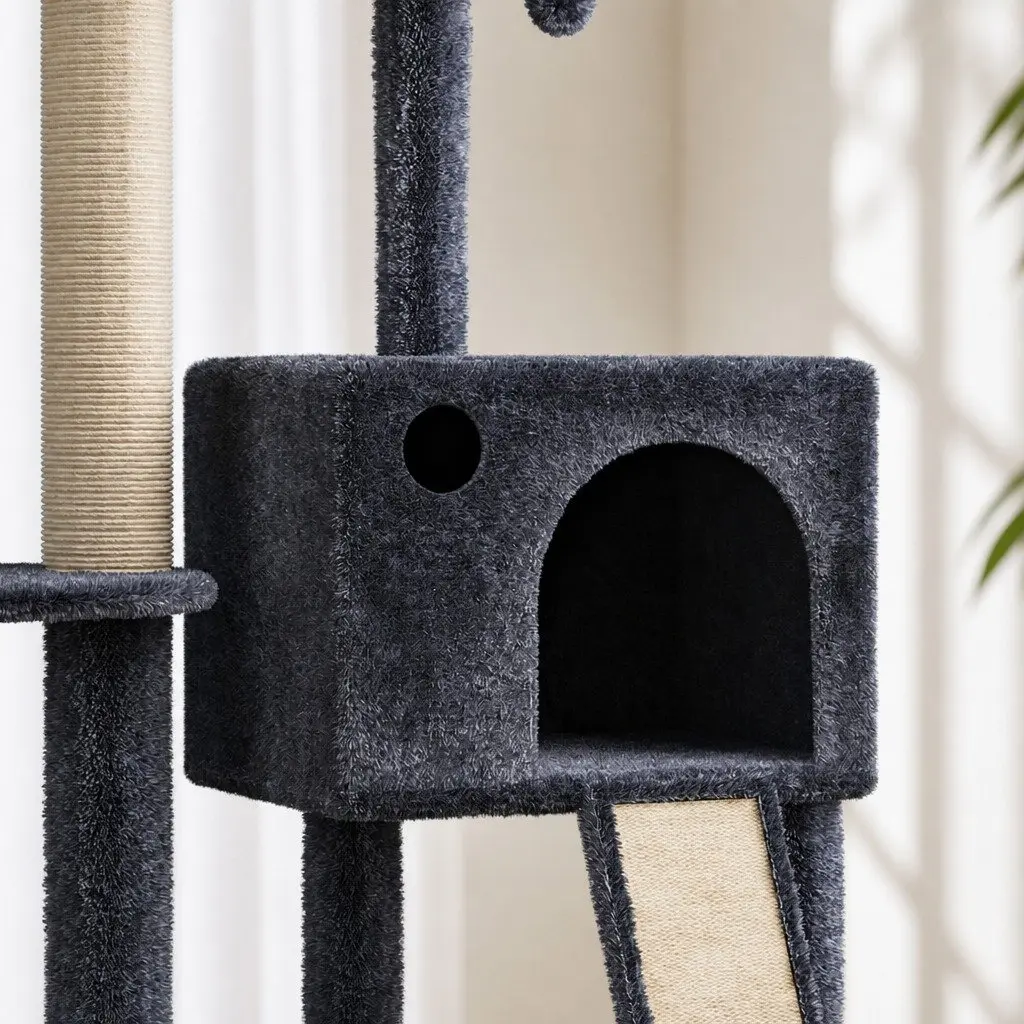 Multi-Level Cat Tree with Hammock and Scratching Post