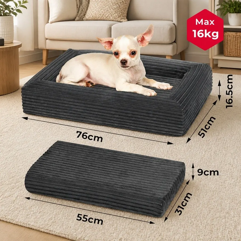 Orthopedic Dog Bed with Egg Crate Foam Support