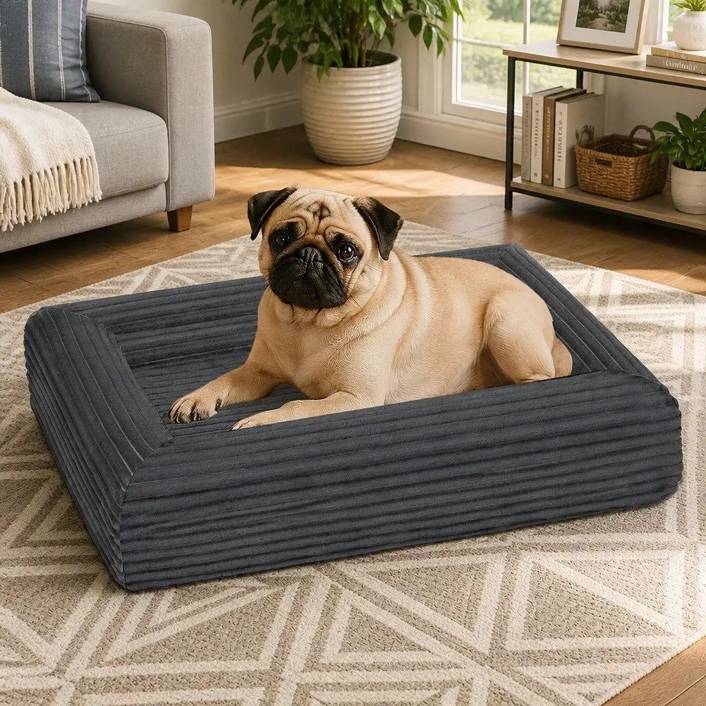 Orthopedic Dog Bed with Egg Crate Foam Support