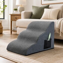 High-Quality 3-Step Dog Ramp with Non-Slip Surface