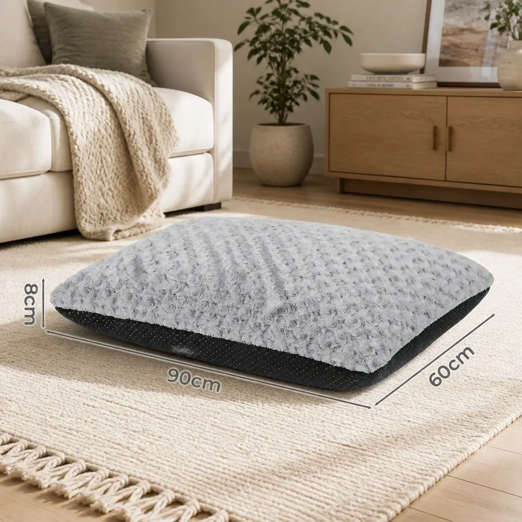Plush Dog Bed for Senior Dogs with Joint Support