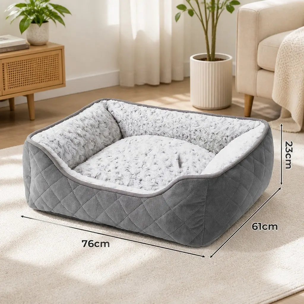 Large Orthopedic Dog Bed with Calming Cushion