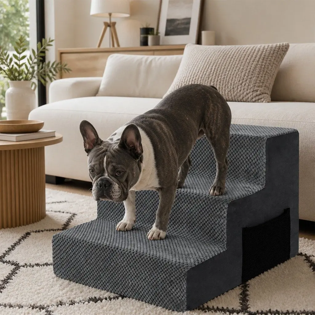 High Density Foam Pet Stairs for Small Dogs