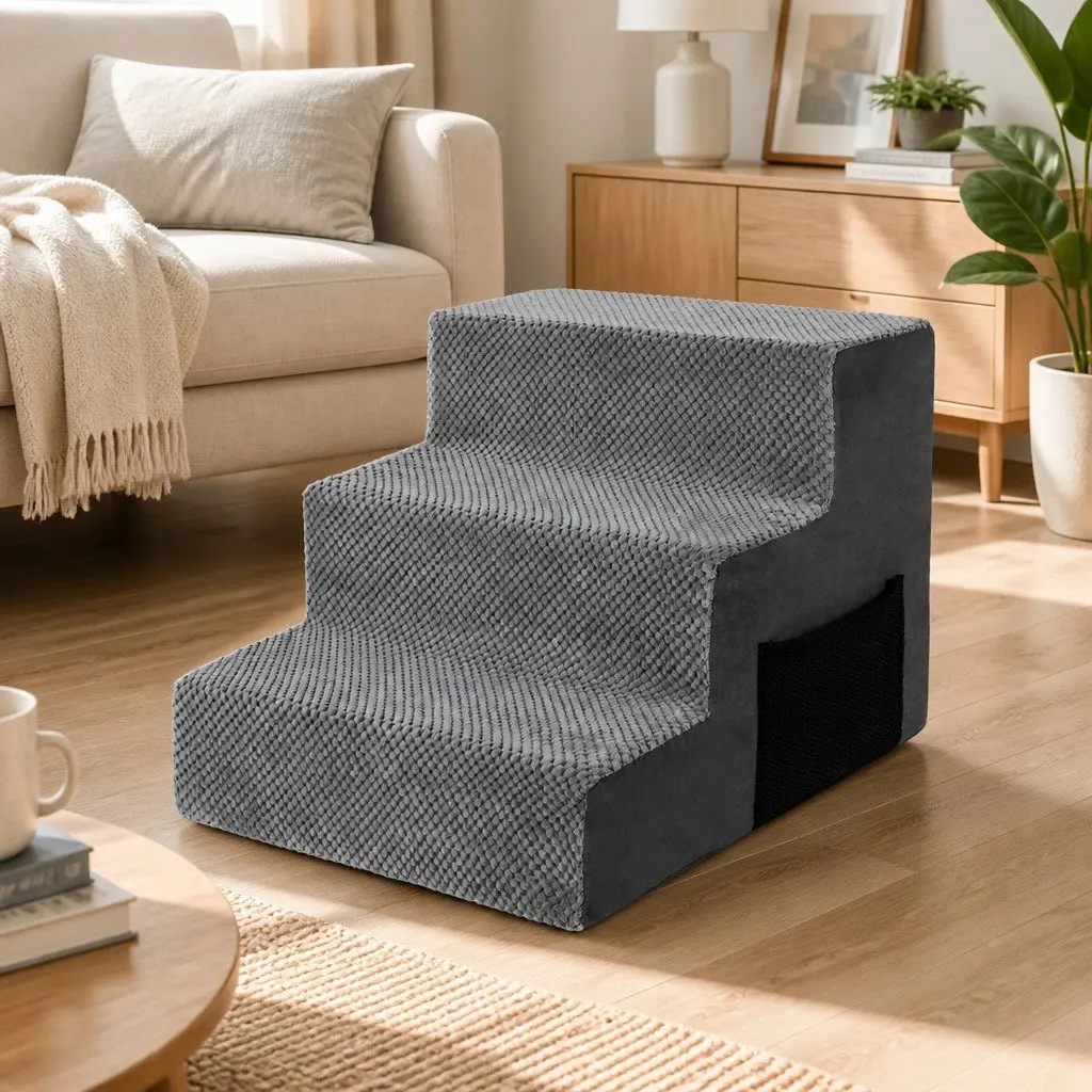 High Density Foam Pet Stairs for Small Dogs