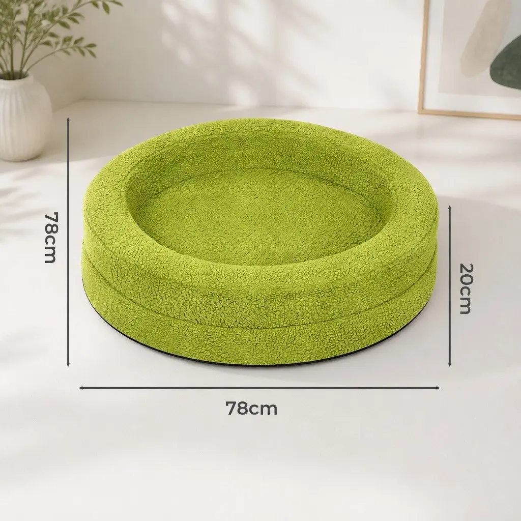 Orthopedic Memory Foam Dog Bed with Bolster