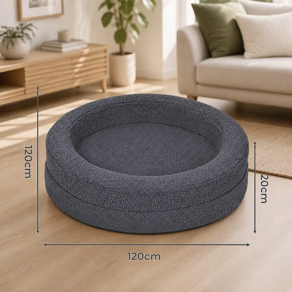 Orthopedic Memory Foam Pet Bed with Waterproof Lining