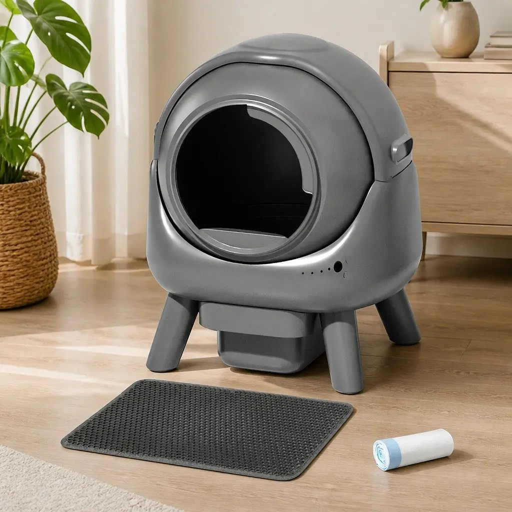 Self-Cleaning Cat Litter Box with APP Control