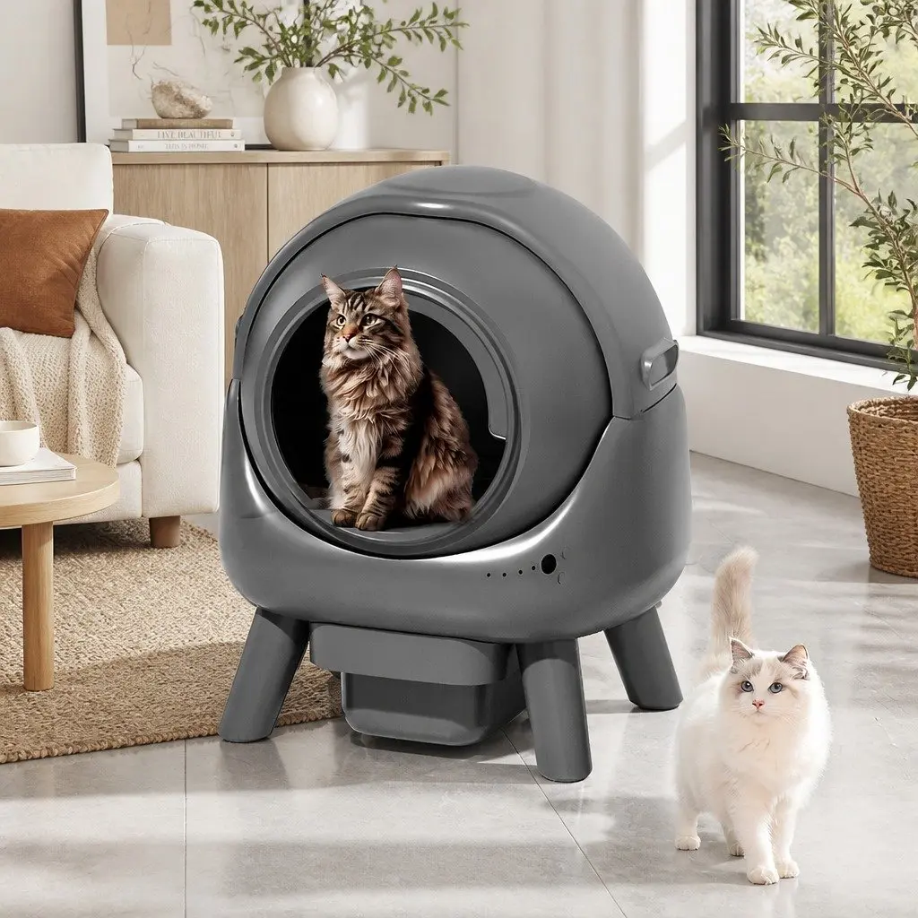 Self-Cleaning Cat Litter Box with APP Control