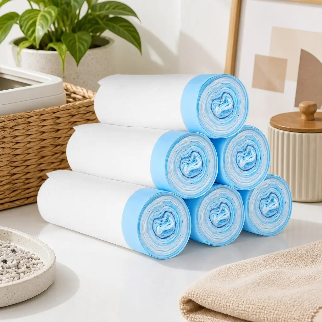 Waste Bags for Pet Litter and Household Use