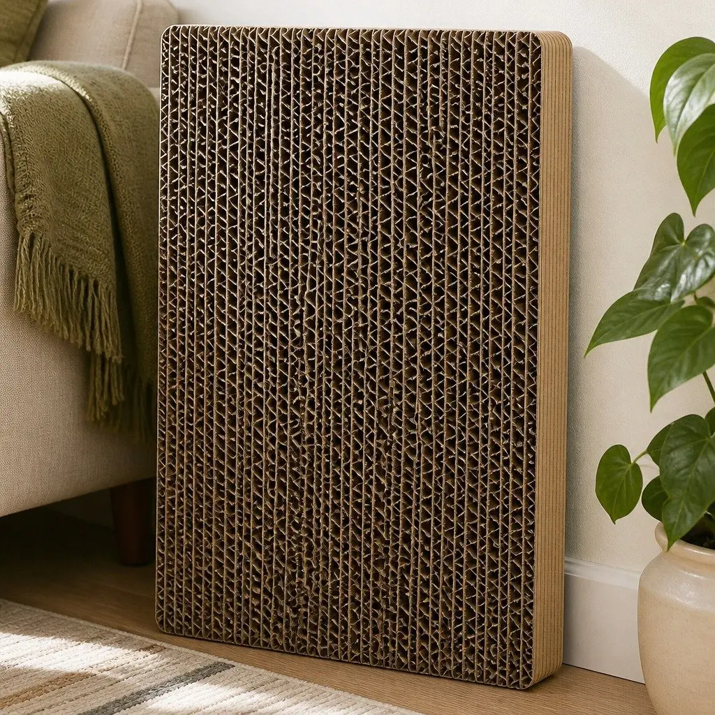 L-Shaped Cat Scratching Board for Larger Felines