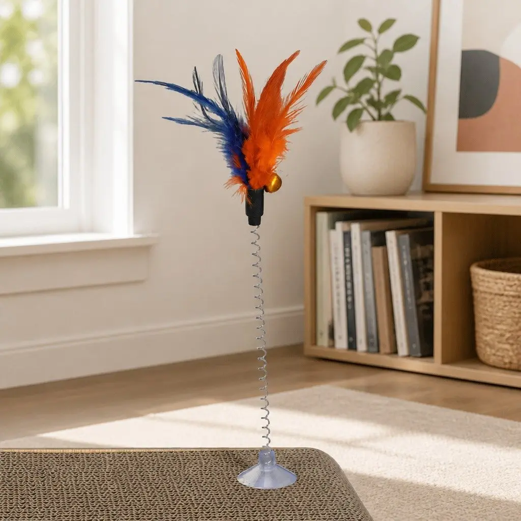 Cat Scratching Board with Interactive Toy