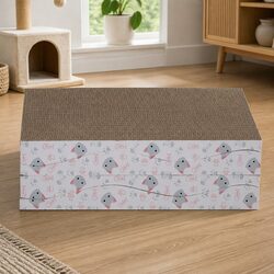 Curved Cat Scratching Board Bed 4-Pack for Natural Scratching