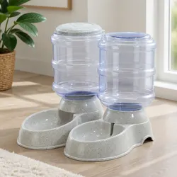 Durable 3.5L Automatic Pet Feeder & Water Dispenser