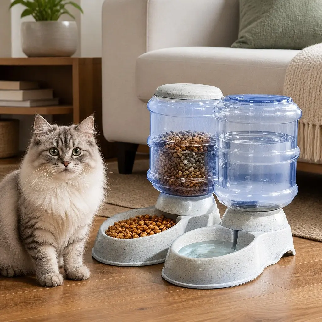 3.5L Automatic Pet Feeder & Water Dispenser