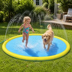 Durable 240cm Splash Pad for Kids and Pets