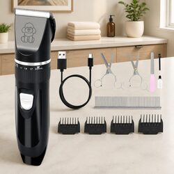 Pet Clipper Grooming Trimmer Kit for Dogs Cats Hair Shaver Tool