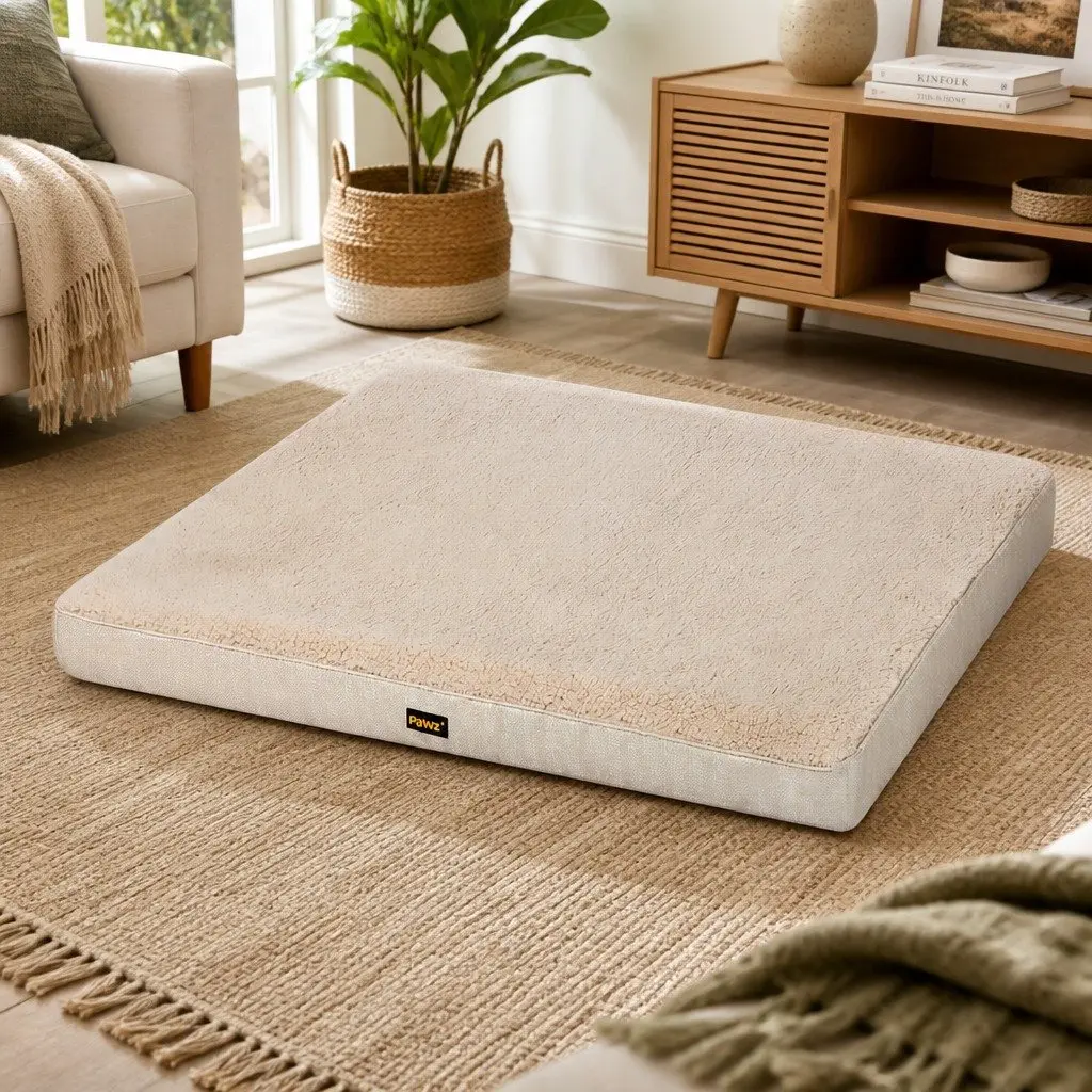 Soft Sherpa Dog Bed with Washable Cover