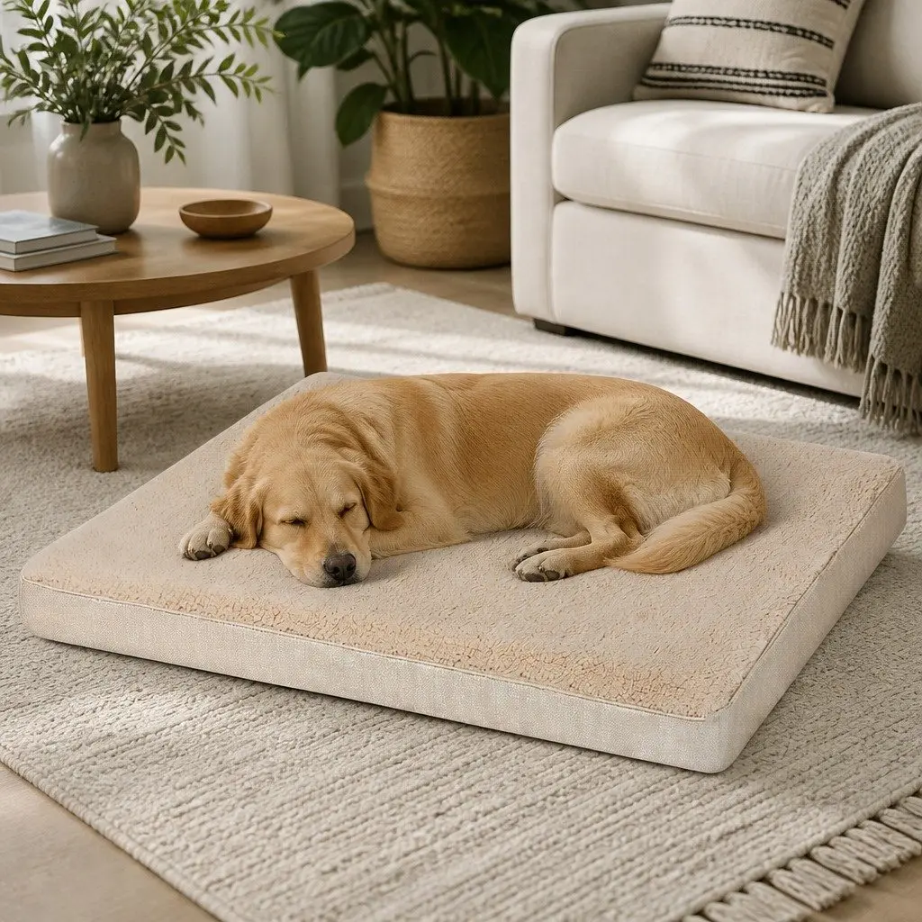 Dog Bed with Soft Cushion and Non-Slip Base
