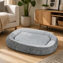Orthopedic Plush Dog Bed with Non-Slip Base