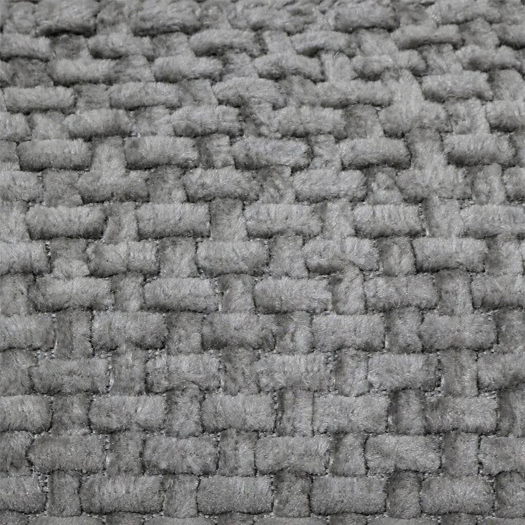 Pet Bed Orthopedic Plush 130cm x 100cm Grey