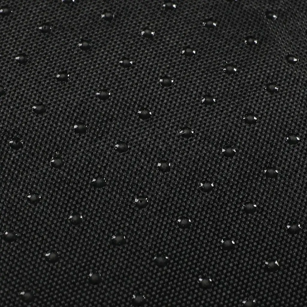 Orthopedic Dog Bed Memory Foam Checkered Sherpa Fabric Small Black and White