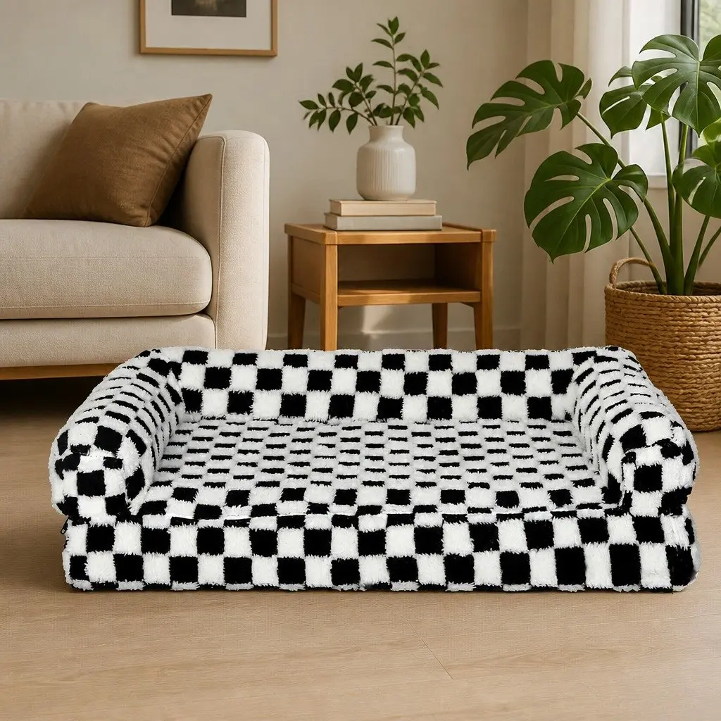 Orthopedic Dog Bed with Memory Foam for Maximum Support