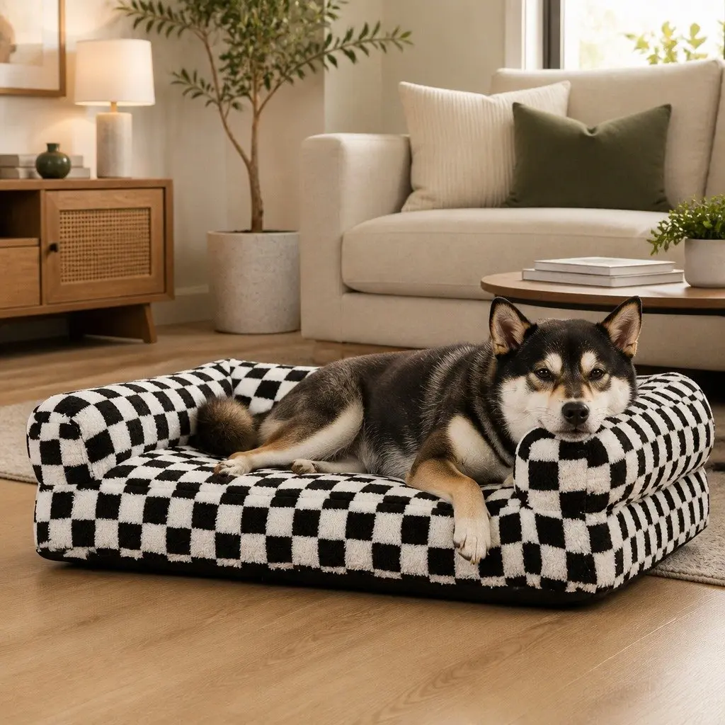 Orthopedic Dog Bed with Memory Foam Comfort