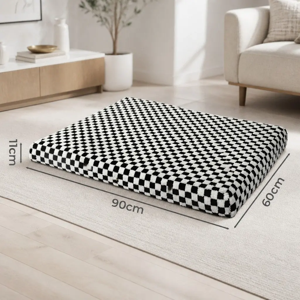 Orthopedic Dog Bed Memory Foam Pet Mattress Mat Waterproof Sherpa Washable