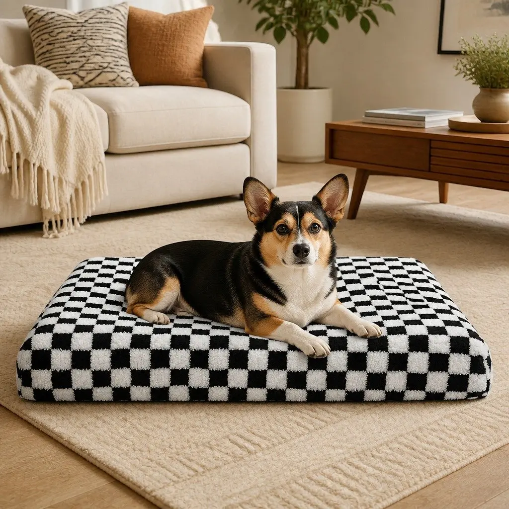 Orthopedic Dog Bed with Memory Foam Support