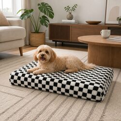 Premium Orthopedic Dog Bed with Memory Foam and Sherpa
