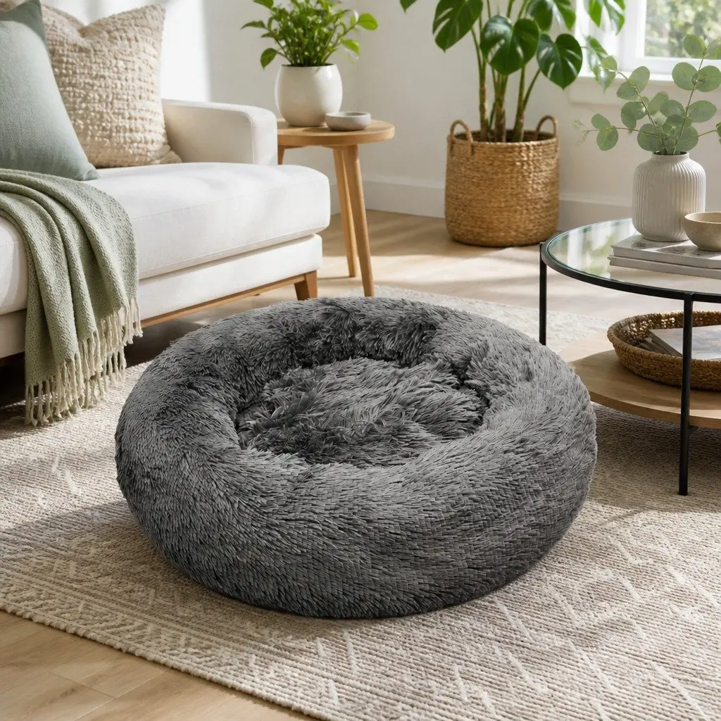 Pet Bed Polyester XXL Dark Gray