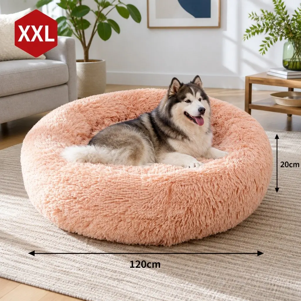 Dog Bed Polyester XXL Pink