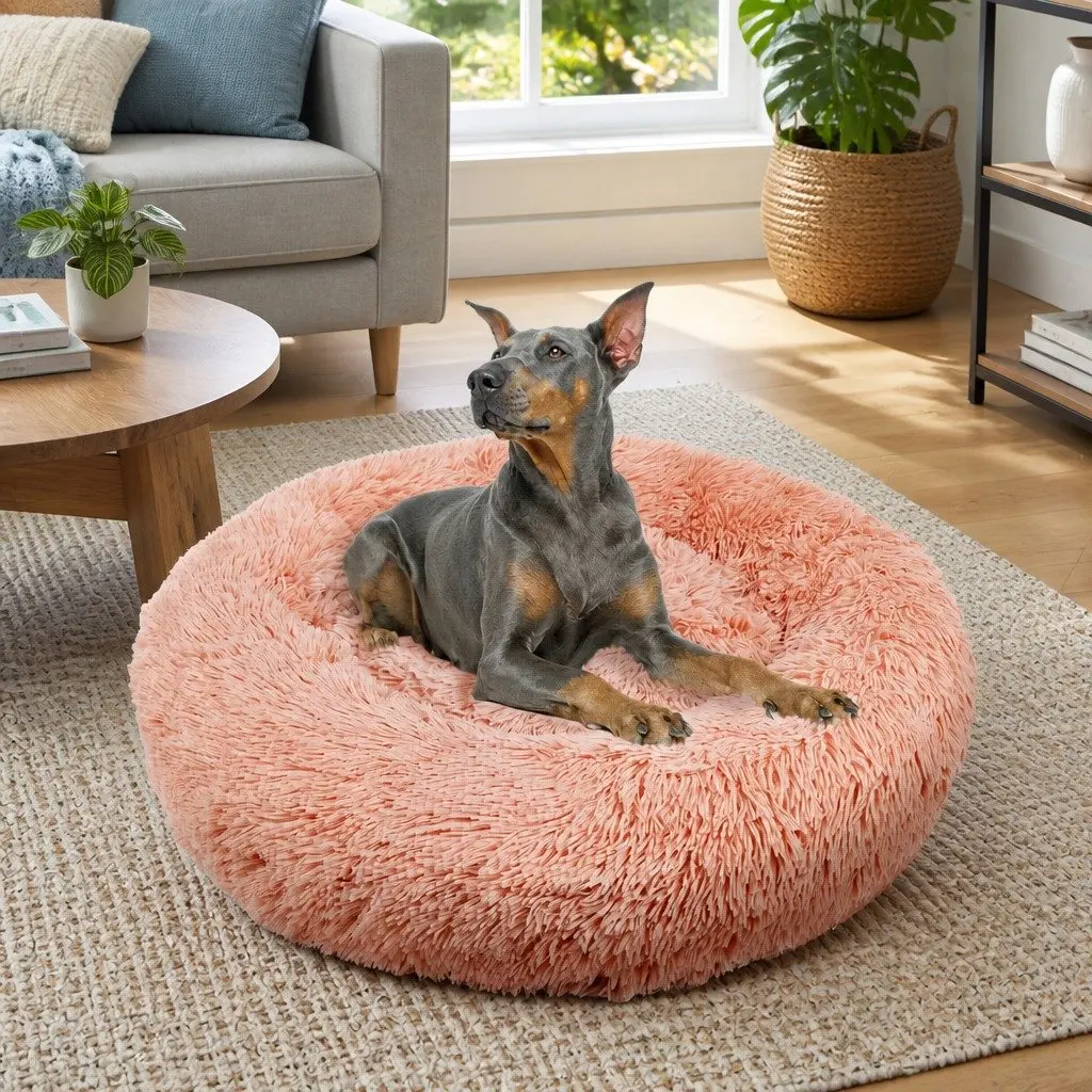 Dog Bed Polyester XXL Pink