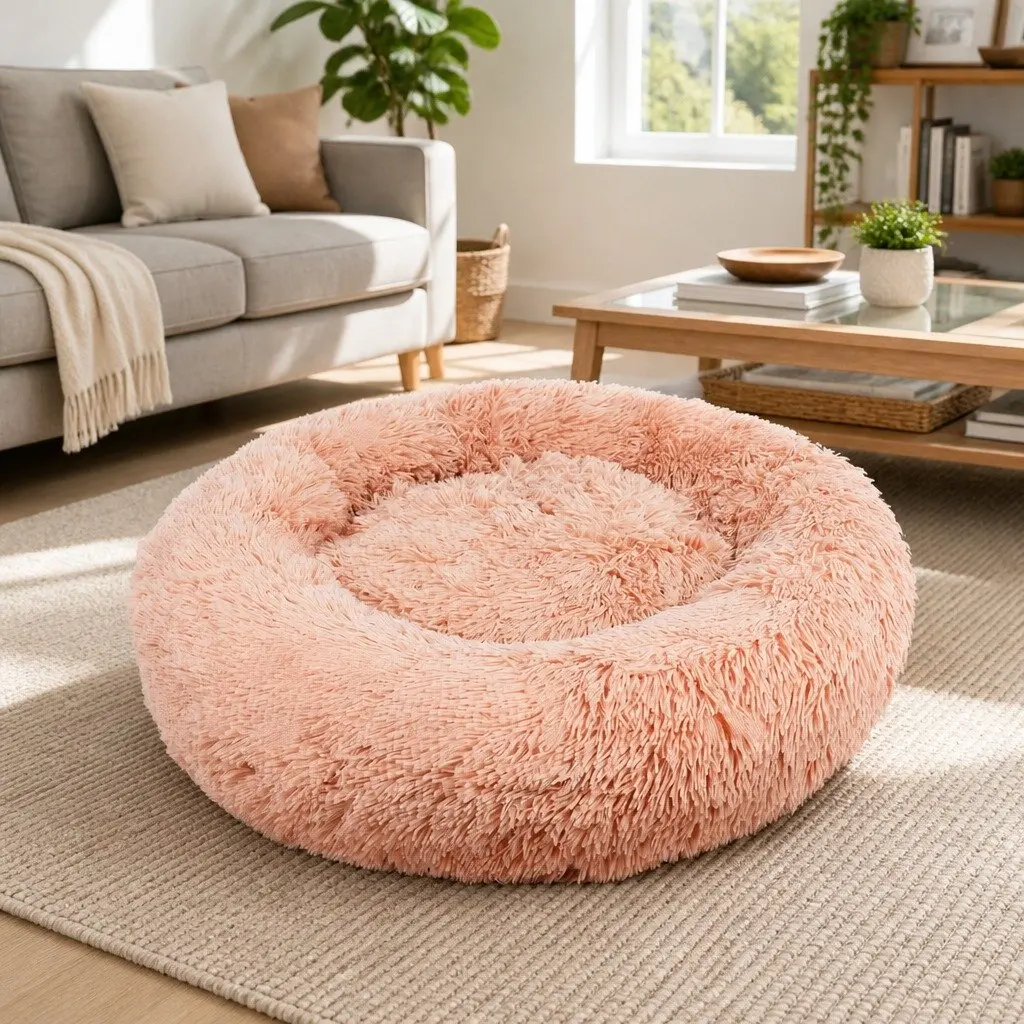 Dog Bed Polyester XXL Pink