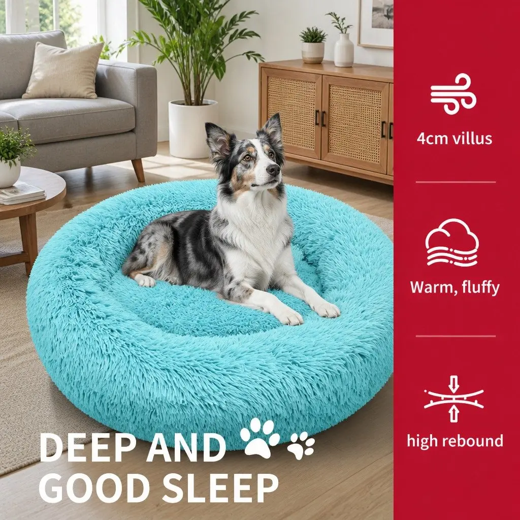 Dog Bed Polyester 120cm Teal