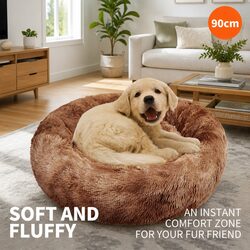 High-Quality Round Nest Pet Bed for Dogs and Cats