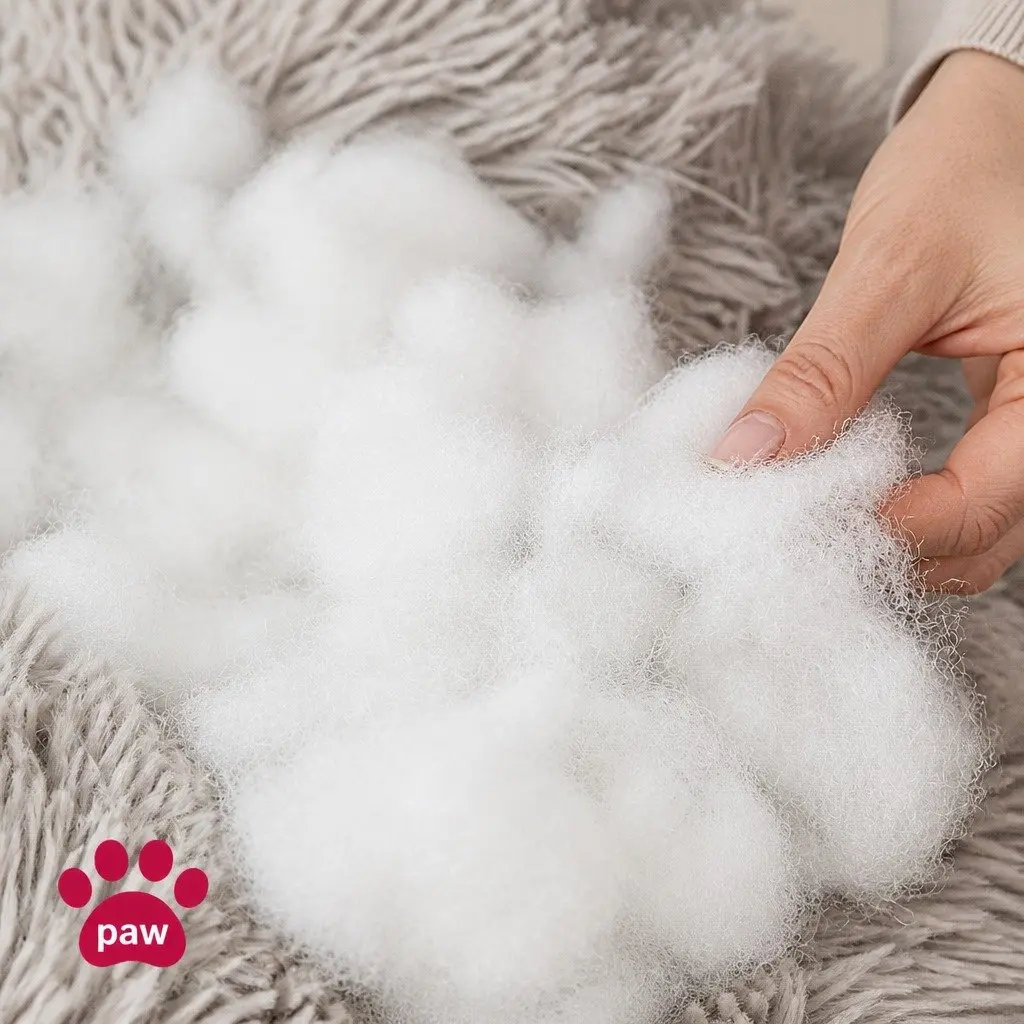 Round Nest Pet Bed for Dogs and Cats 120cm