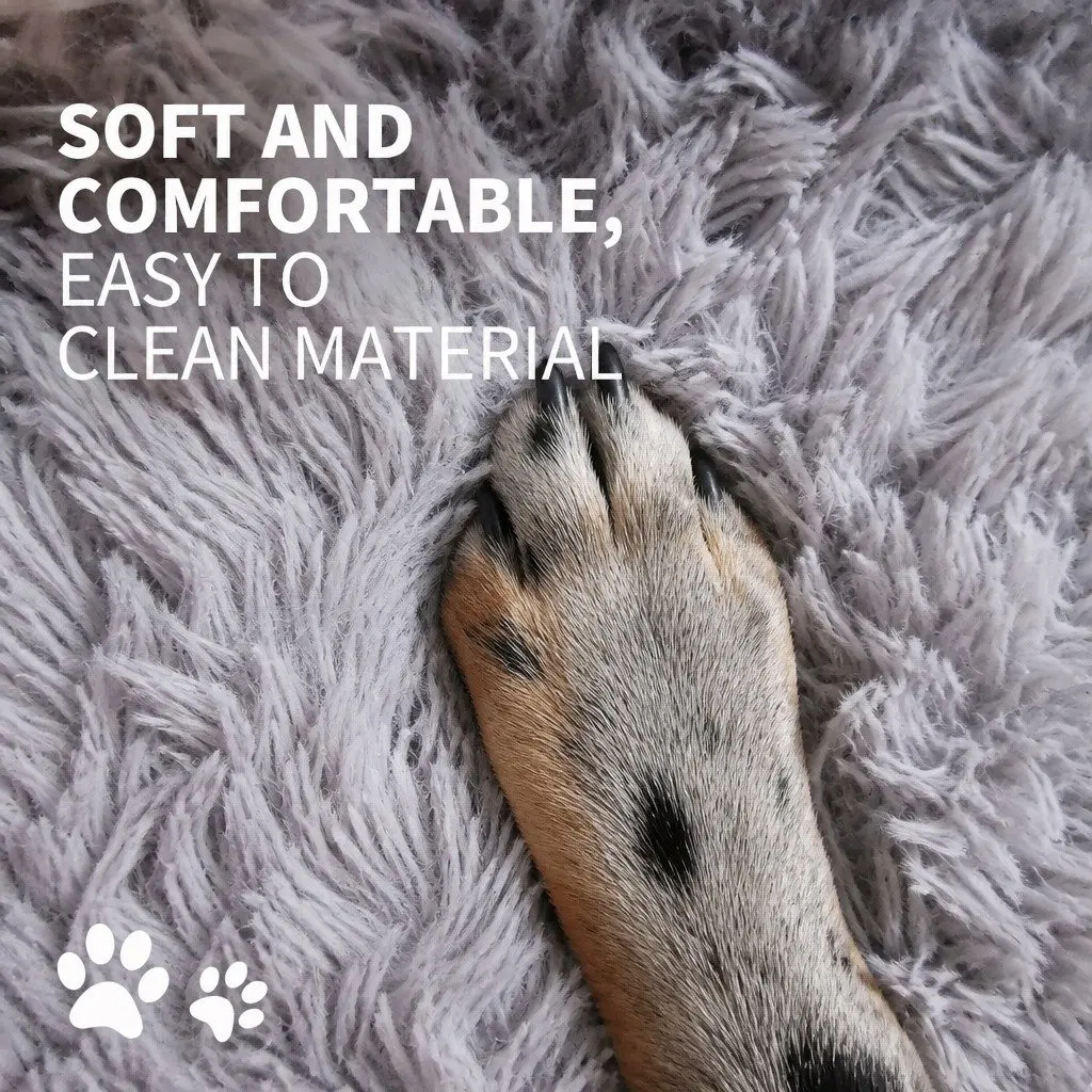 Round Plush Pet Bed for Comfort