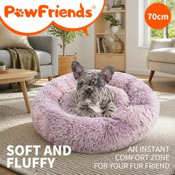 Luxurious Pet Bed Donut Cushion for Dogs and Cats