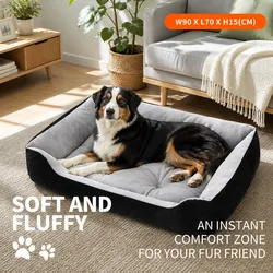 Premium Washable Dog Bed with High-Quality Foam