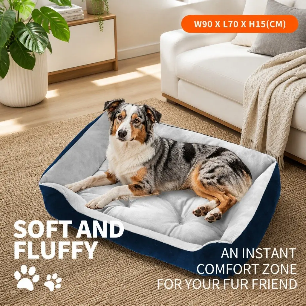 Pet Kennel and Mat Dog Crate Bed Large Medium XL Size Enclosure House