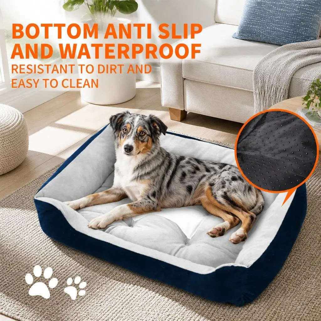 Pet Kennel and Mat Dog Crate Bed Large Medium XL Size Enclosure House