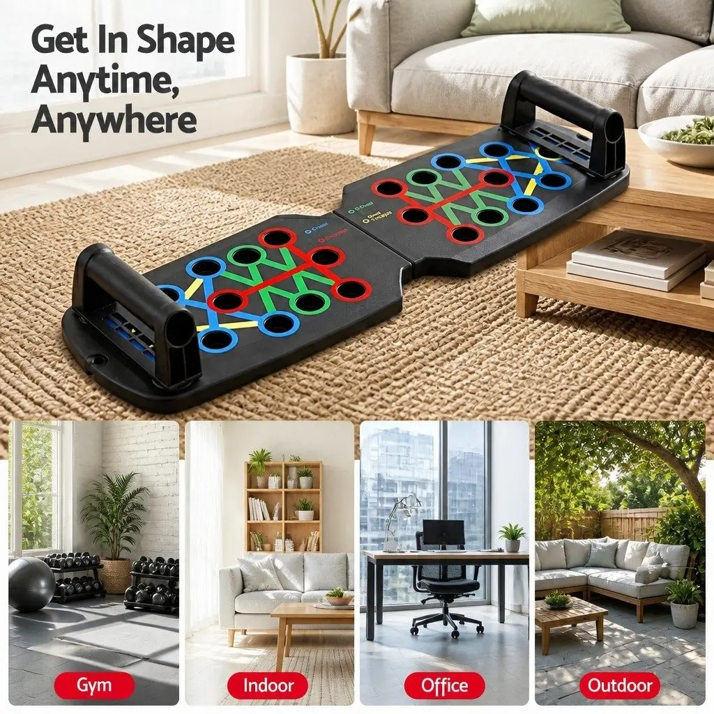 Multi-Function Push Up Board for Home Workouts
