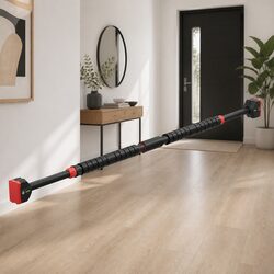 Adjustable Steel Doorway Pull Up Bar 90-125cm