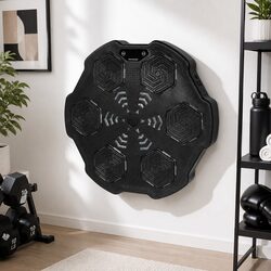 Wall-Mounted Electronic Music Punching Box for Home Fitness