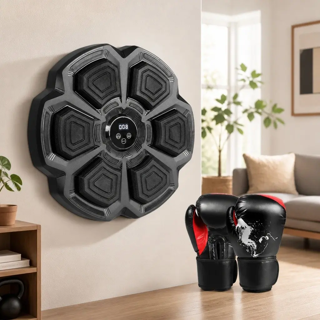 Bluetooth Music Boxing Machine with 8OZ Gloves