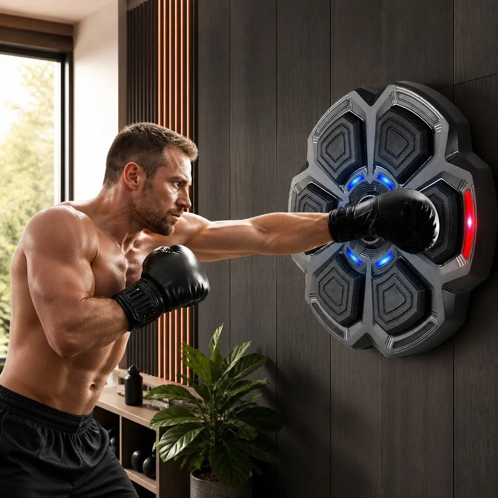 Electronic Punching Box PE ABS Acrylic PU Foam 40cm Black