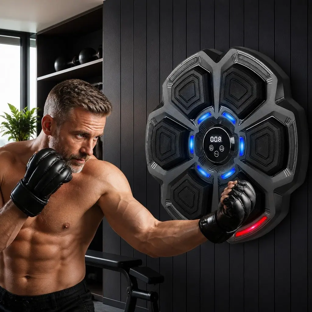 Electronic Punching Box PE ABS Acrylic PU Foam 40cm Black